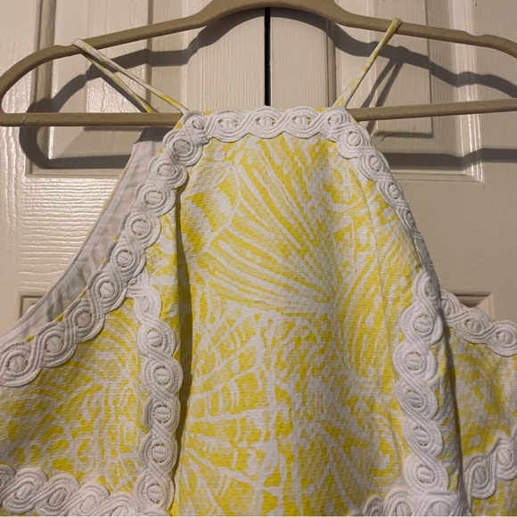 Yellow and white dress by Lilly Pulitzer in size 12 with tags - Picture 3 of 10